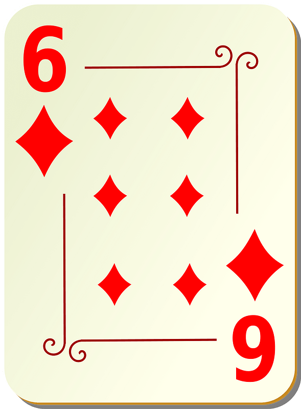 Ornamental Deck: 6 of Diamonds