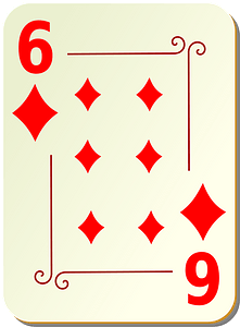Ornamental Deck: 6 of Diamonds