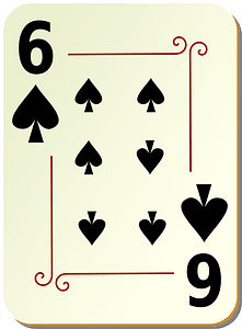 Ornamental Deck: 6 of Spades