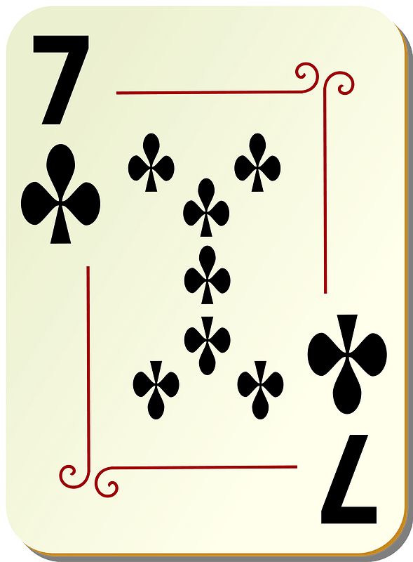 Ornamental Deck: 7 of Clubs