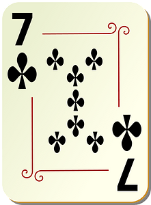Ornamental Deck: 7 of Clubs