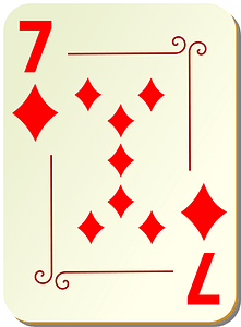 Ornamental Deck: 7 of Diamonds