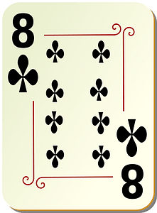 Ornamental Deck: 8 of Clubs