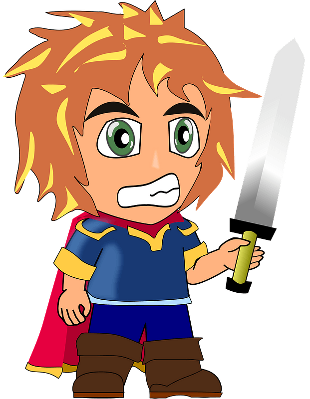 Konrad hero from Battle for Wesnoth