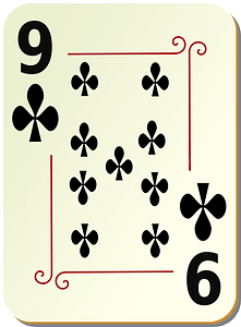 Ornamental Deck: 9 of Clubs