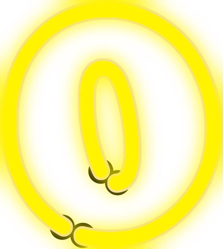Neon number 0