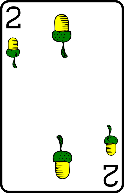 Two of Acorns