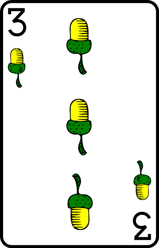 Three of Acorns