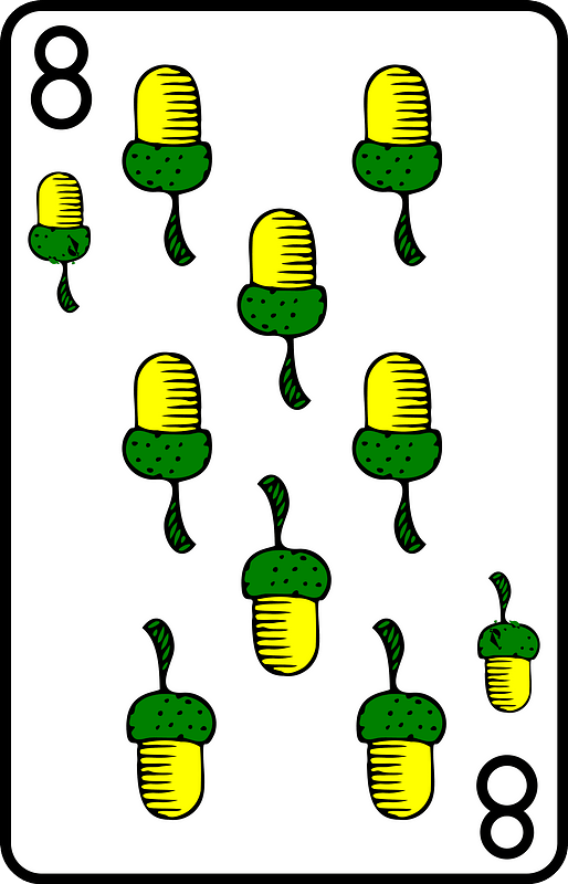 Eight of Acorns