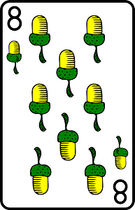 Eight of Acorns