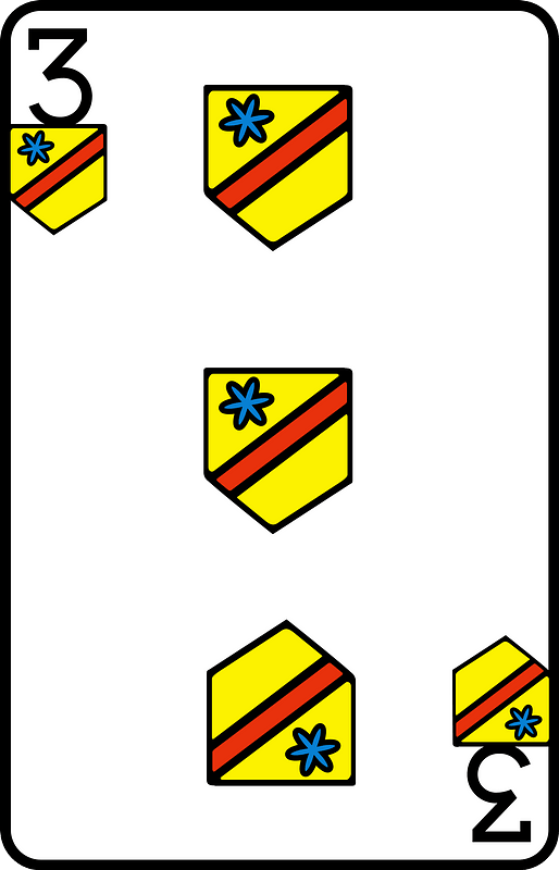 Three of Shields