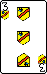 Three of Shields