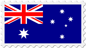 Stamp Australia Flag