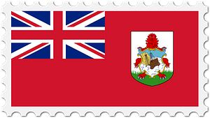 Stamp Bermuda Flag