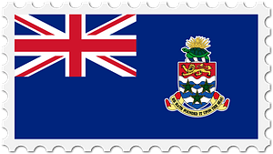Stamp Cayman Islands Flag