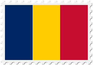 Stamp Chad Flag