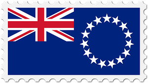 Stamp Cook Islands Flag