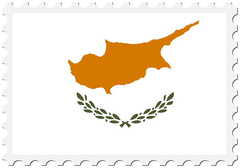Stamp Cyprus Flag
