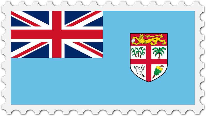Stamp Fiji Flag