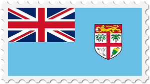 Stamp Fiji Flag
