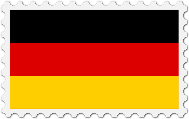 Stamp Germany Flag