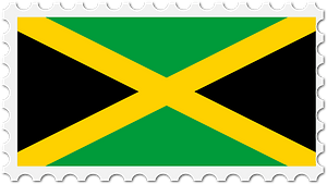 Stamp Jamaica Flag