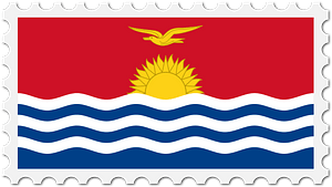 Stamp Kiribati Flag