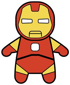Chibi Superhero Iron Man