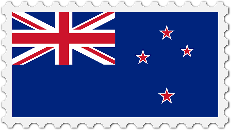 Stamp New Zealand Flag