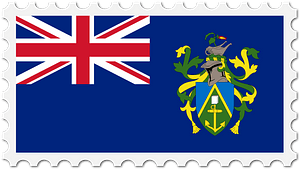 Stamp Pitcairn Islands Flag