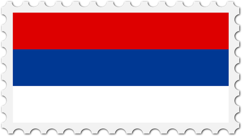 Stamp Republika Srpska Flag