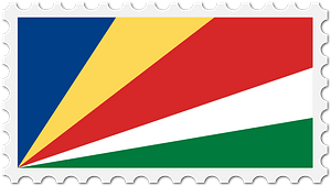 Stamp Seychelles Flag