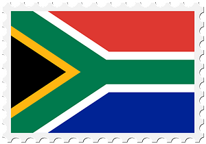 Stamp South Africa Flag