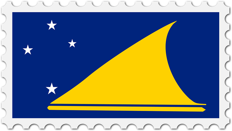Stamp Tokelau Flag