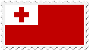Stamp Tonga Flag