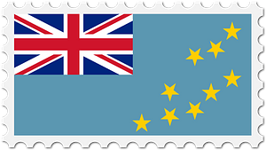 Stamp Tuvalu Flag