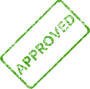 Approved Business Stamp