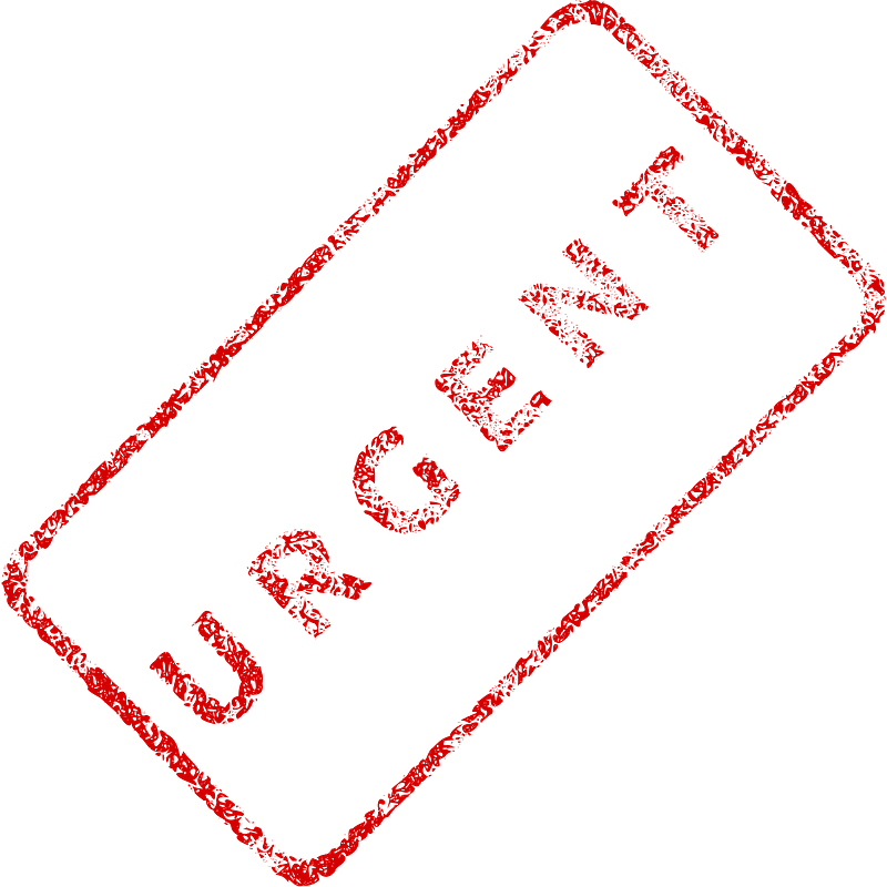 Urgent Business Stamp