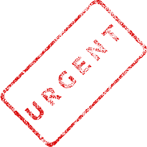 Urgent Business Stamp