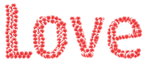 Love Heart Typography