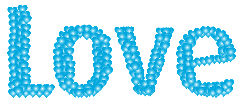 Love Heart Typography