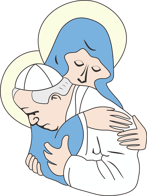 Our Lady and the Pope