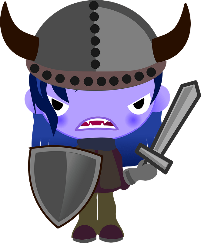Chibi vampire viking