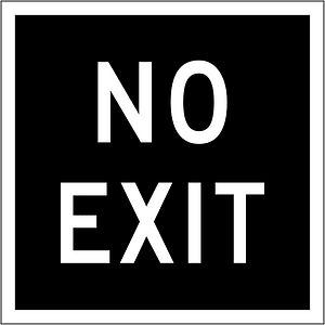 New Zealand road sign A40-1 (–1987)
