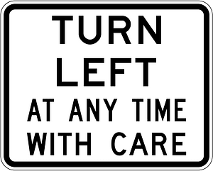 New Zealand road sign A40-2