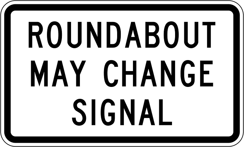 New Zealand road sign A40-6