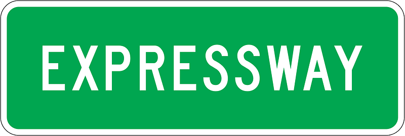 New Zealand road sign A41-2
