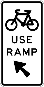 New Zealand road sign A43-2 (obsolete)