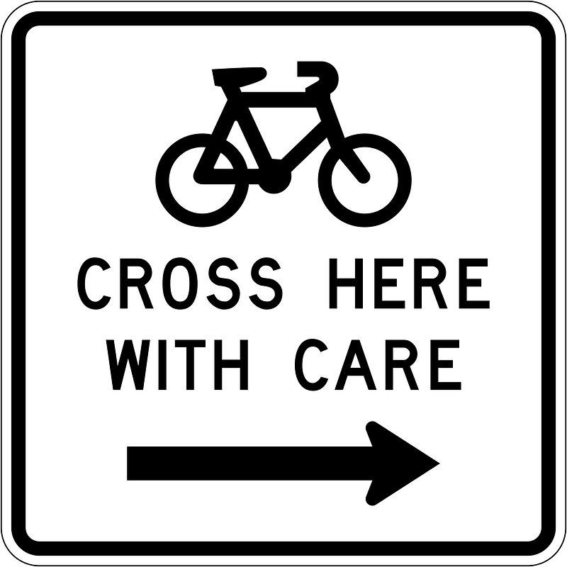 New Zealand road sign A43-3R (obsolete)