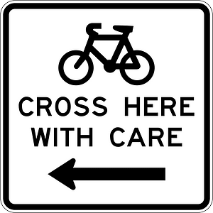 New Zealand road sign A43-3L